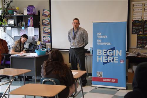 Mike P. from Cassadaga Job Corps.